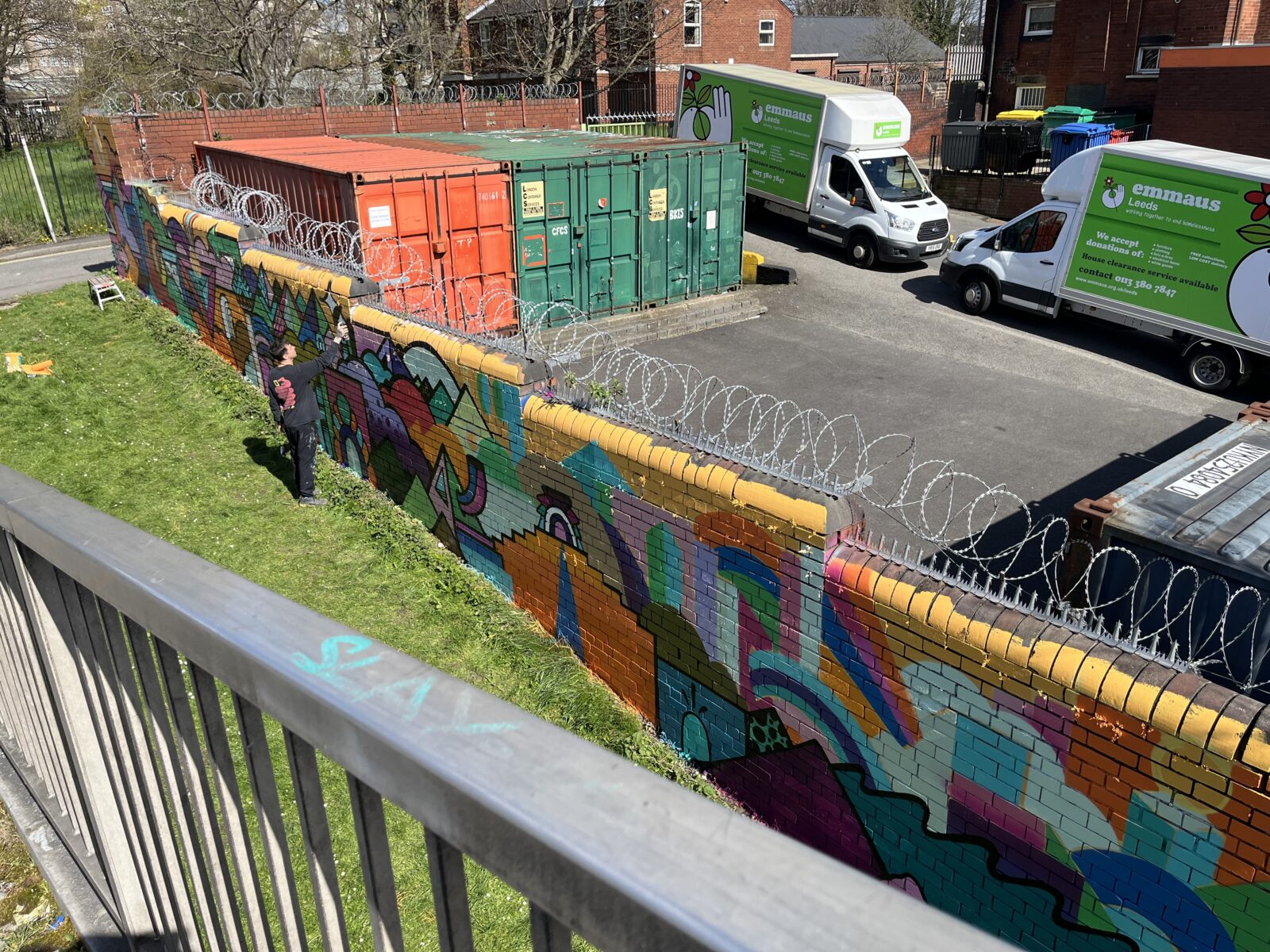 Leeds Street Gallery x Emmaus Leeds legal wall